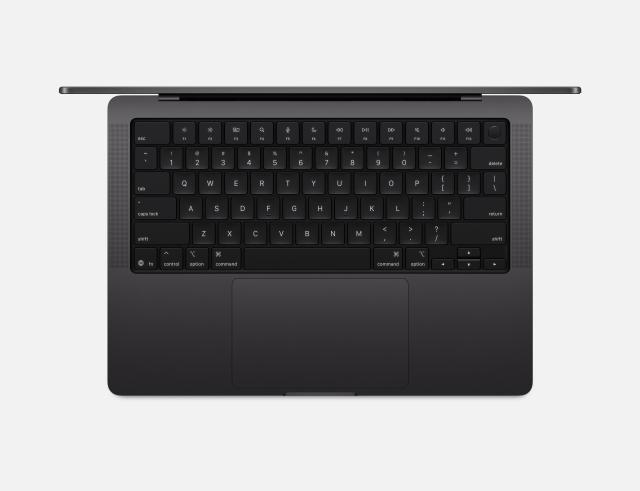 Лаптоп Apple MacBook Pro 14 Space Black, Apple M5 10C (2.89 / 4.46 GHz, 28MB Cache), 14.2" (36.07 cm) Liquid Retina XDR, 10C GPU Apple M5, 24GB LPDDR5X, 1TB SSD, Mac OS Tahoe