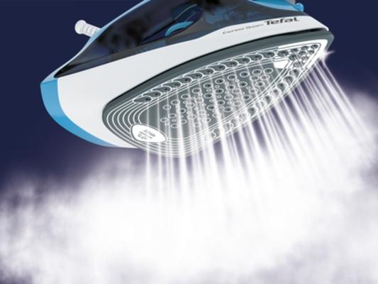 Ютия Tefal FV2865, Express Steam, blue&white, 2400W, 40g/min, shot 190g/min, AD, AO, water tank 270 ml, Ceramic soleplate