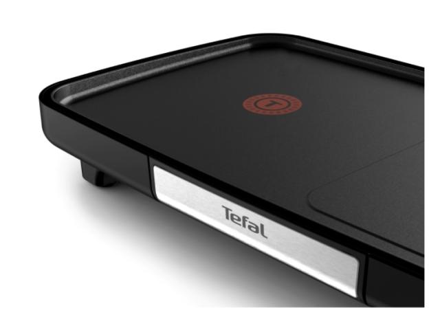 Барбекю Tefal CB641810, Plancha Booster, 2200 W, Power Boost, Adjustable thermostat, Non-stick surface Tefal Resist +, Thermospot indicator, Black