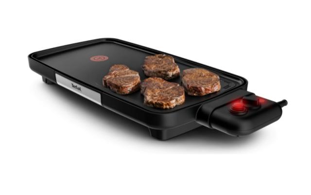 Барбекю Tefal CB641810, Plancha Booster, 2200 W, Power Boost, Adjustable thermostat, Non-stick surface Tefal Resist +, Thermospot indicator, Black