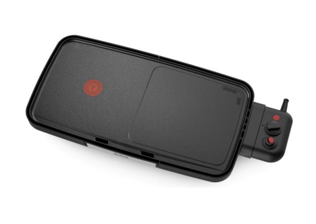 Барбекю Tefal CB641810, Plancha Booster, 2200 W, Power Boost, Adjustable thermostat, Non-stick surface Tefal Resist +, Thermospot indicator, Black