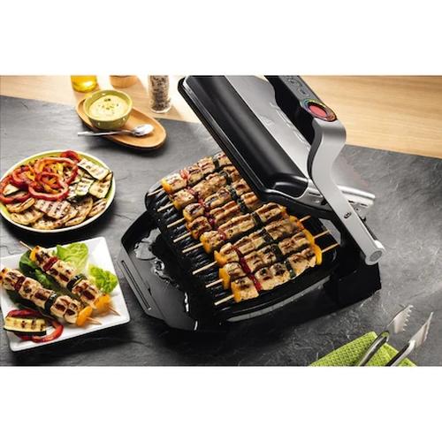 Барбекю Tefal GC712D34, Optigrill+, 2000W, Automatic cooking system, adjustable thermostat, removable plates, surface for baking: 600 cm2
