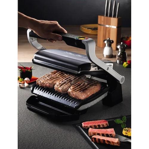 Барбекю Tefal GC712D34, Optigrill+, 2000W, Automatic cooking system, adjustable thermostat, removable plates, surface for baking: 600 cm2
