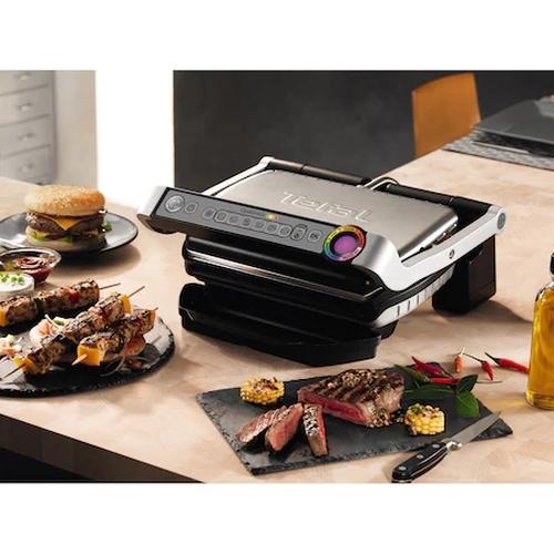 Барбекю Tefal GC712D34, Optigrill+, 2000W, Automatic cooking system, adjustable thermostat, removable plates, surface for baking: 600 cm2