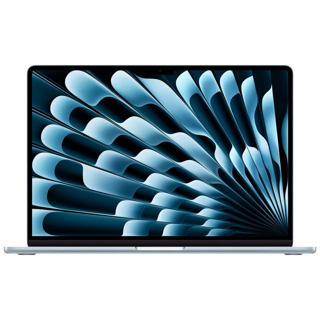 Лаптоп Apple MacBook Air 15 Sky Blue 2026, Apple M5 10C (2.89 / 4.46 GHz, 28MB Cache), 15.3" (38.86cm) Liquid Retina True Tone 500nits IPS Display, 10C GPU Apple M5, 16GB LPDDR5X, 512GB SSD, 2x Thunderbolt 4, Mac OS Tahoe