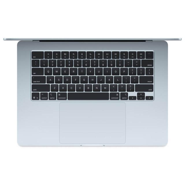 Лаптоп Apple MacBook Air 15 Sky Blue 2026, Apple M5 10C (2.89 / 4.46 GHz, 28MB Cache), 15.3" (38.86cm) Liquid Retina True Tone 500nits IPS Display, 10C GPU Apple M5, 16GB LPDDR5X, 512GB SSD, 2x Thunderbolt 4, Mac OS Tahoe