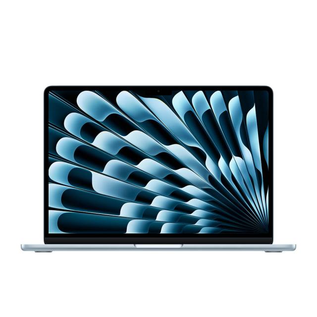Лаптоп Apple MacBook Air 13 2026, Sky Blue, Apple M5 10C (2.89 / 4.46 GHz, 28MB Cache), 13.6" (34.54 cm) Liquid Retina True Tone 500nits IPS Display, 10C GPU Apple M5, 24GB LPDDR5X, 1TB SSD, 2x Thunderbolt 4, macOS Tahoe 26
