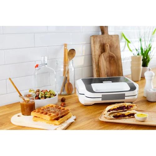 Сандвич мейкър Tefal SW701110, MULTIPLATES SNACK XL, 850W, plates extra-deep, 2 plates (triagles sandw, waffles)