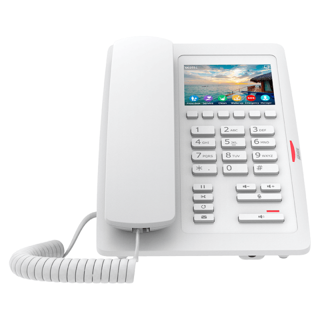 Wi-Fi VoIP телефон Fanvil H5W - бял