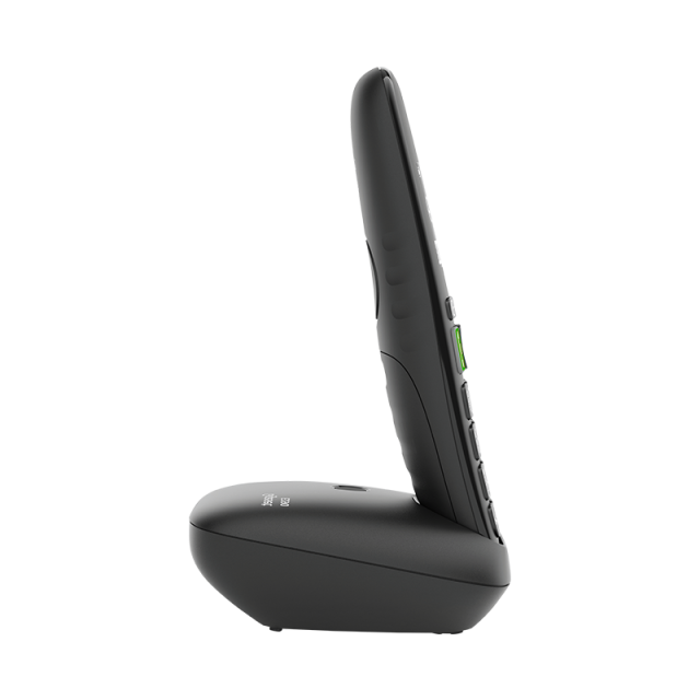Безжичен DECT телефон Gigaset E290 - черен