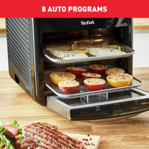 Фурна Tefal FW501815, EasyFry Oven&Grill XXL,11L,  9 programs (Airfry, Roast, Grill, Bake, Broil, Dehydrate, Toast, Rotisserie, Reheat), adjustable temp, manual mode, 7 accesorizes