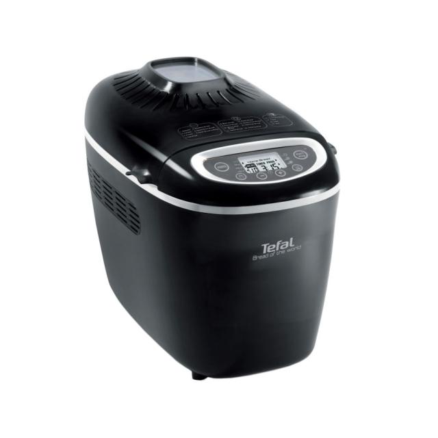 Хлебопекарна Tefal PF611838, Bread Maker, 1600W, Load 750/1000/1500 g, 19 Programs, 3 Levels of firing, black
