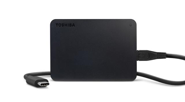 Твърд диск Toshiba ext. Canvio Basics USB-C - 2.5'' - 1TB - black