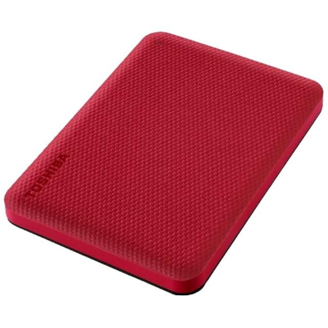 Външен диск Toshiba ext. drive 2.5" Canvio Advance (V10) 1TB Red, HDTCA10ER3AA
