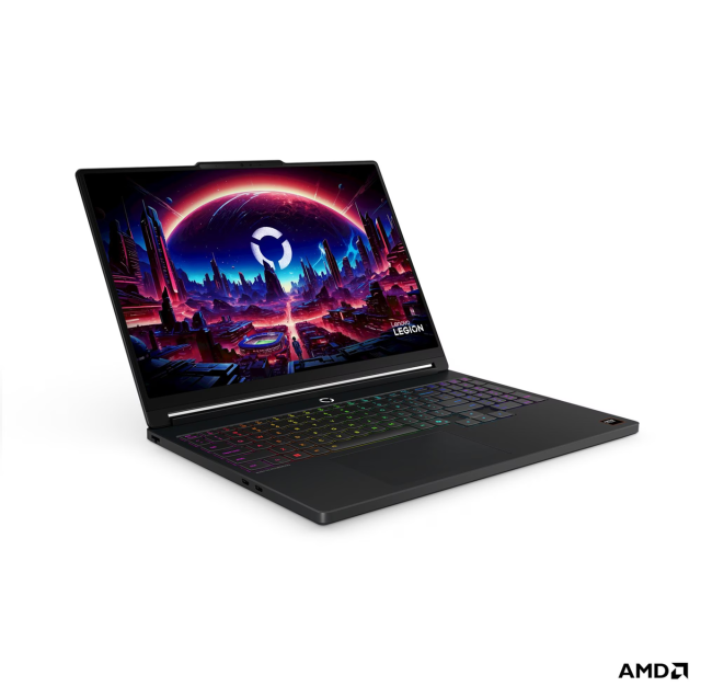Лаптоп Lenovo Legion 5 15AHP11, AMD Ryzen 7 250 8C (3.3 / 5.1 GHz, 16MB Cache), 15.3" (38.86 cm) WQXGA OLED Glossy Display, NVIDIA GF RTX 5050 8GB GDDR7 DLSS 4, 16 GB DDR5, 512GB M.2 NVMe SSD, No OS