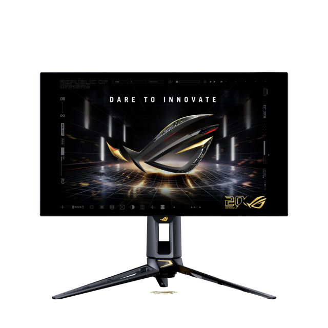 Монитор ASUS Rog Swift OLED PG27AQWP-G Edition 20, 27.0" (68.58 cm) OLED Dual-Mode panel, 540Hz, 0.02ms, 1,500 cd/㎡, HDMI, DisplayPort, USB Hub