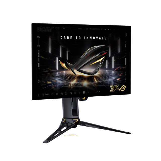 Монитор ASUS Rog Swift OLED PG27AQWP-G Edition 20, 27.0" (68.58 cm) OLED Dual-Mode panel, 540Hz, 0.02ms, 1,500 cd/㎡, HDMI, DisplayPort, USB Hub