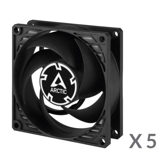 Комплект вентилатори ARCTIC P8 80mm PWM PST, 3x 80 mm, 4-Pin (PWM)