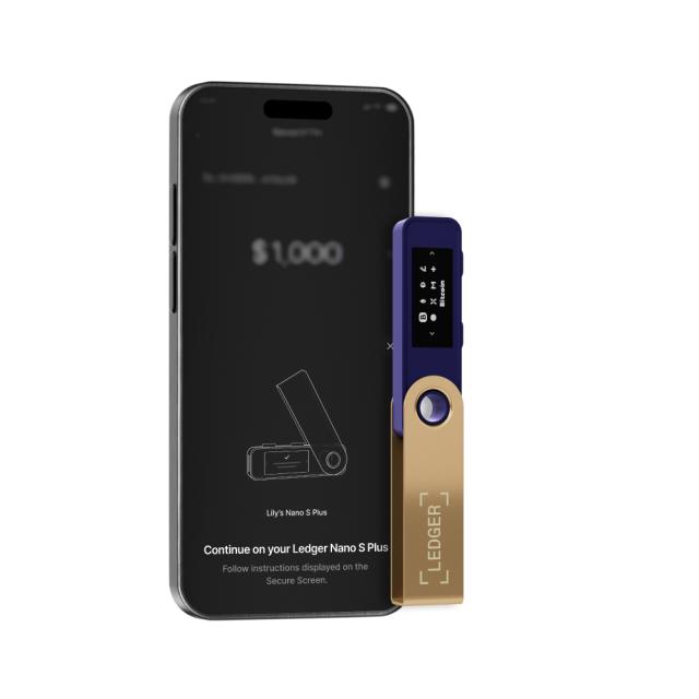Крипто портфейл Ledger Nano S Plus, Ferro Fuchsia, USB Type-C