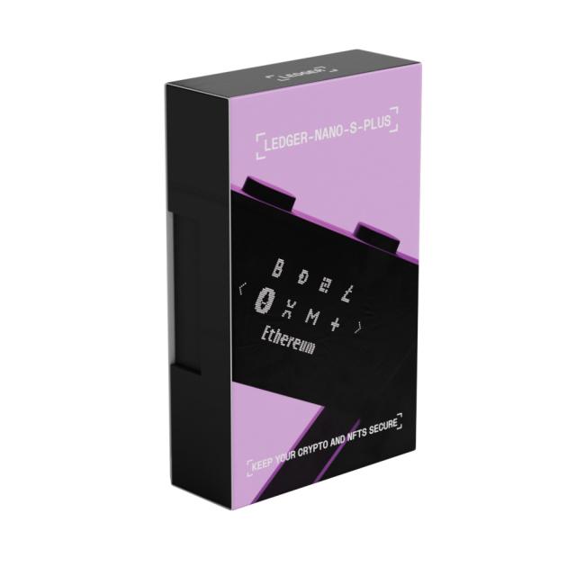 Крипто портфейл Ledger Nano S Plus, Onyx Black, USB Type-C