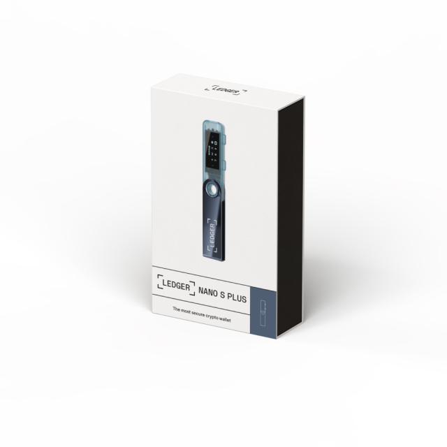 Крипто портфейл Ledger Nano S Plus, Neptune Blue, USB Type-C