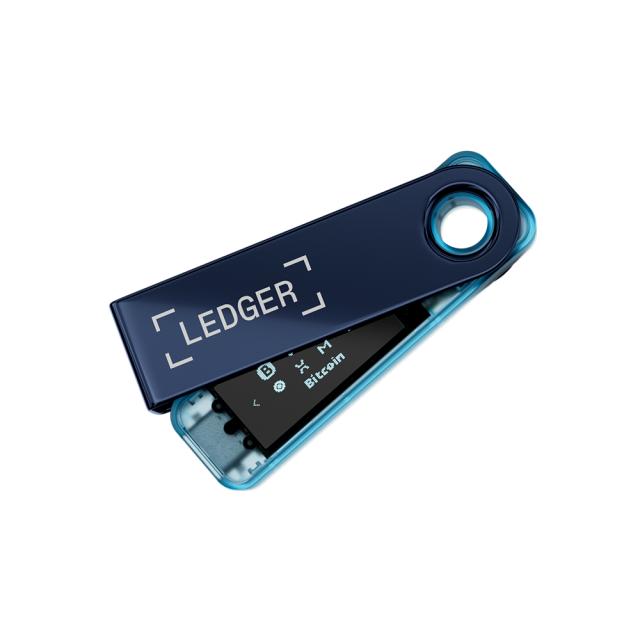 Крипто портфейл Ledger Nano S Plus, Neptune Blue, USB Type-C