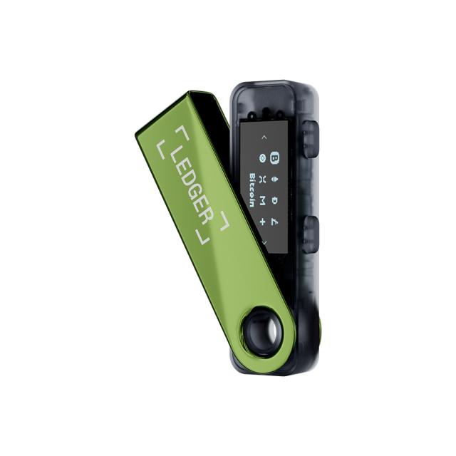 Крипто портфейл Ledger Nano S Plus, Oxidate Green, USB Type-C