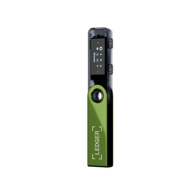 Крипто портфейл Ledger Nano S Plus, Oxidate Green, USB Type-C