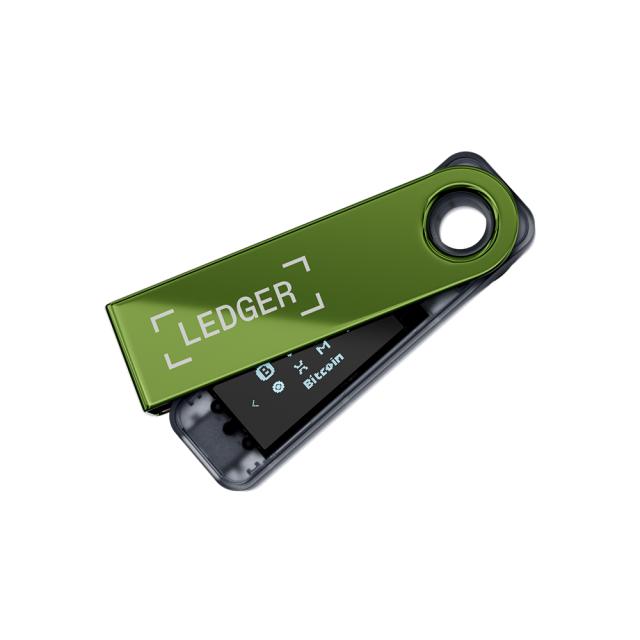 Крипто портфейл Ledger Nano S Plus, Oxidate Green, USB Type-C