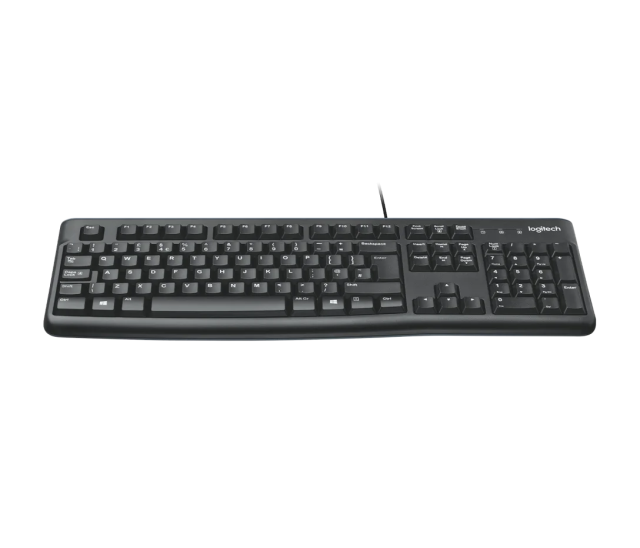 Клавиатура Logitech K120, US International, без кирилизация, USB