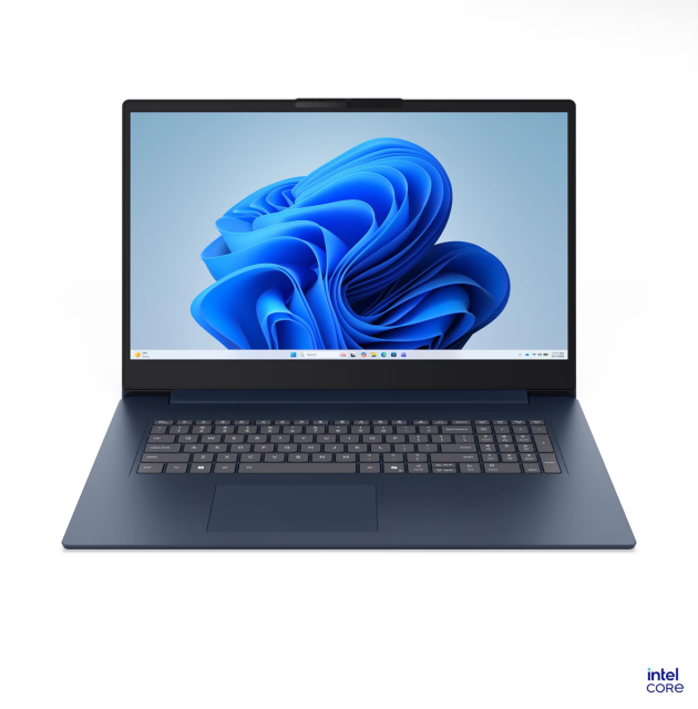 Лаптоп Lenovo IdeaPad Slim 3 17IWC11, Intel Core 5 315 6C (1.5 / 4.4 GHz, 6MB Cache), 17.3" (43.94 cm) FHD IPS Anti-glare Display, Intel Graphics 1 Xe3, 16GB DDR5, 512GB M.2 NVMe SSD, No OS
