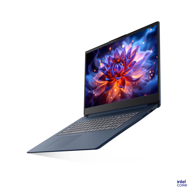 Лаптоп Lenovo IdeaPad Slim 3 17IWC11, Intel Core 5 315 6C (1.5 / 4.4 GHz, 6MB Cache), 17.3" (43.94 cm) FHD IPS Anti-glare Display, Intel Graphics 1 Xe3, 16GB DDR5, 512GB M.2 NVMe SSD, No OS