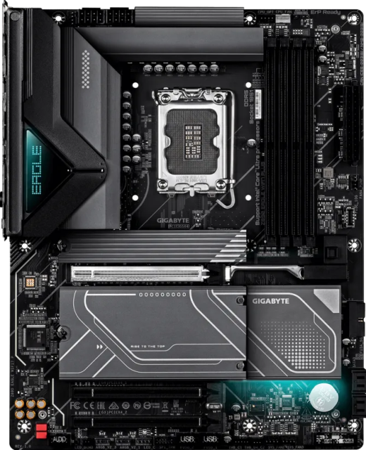 Дънна платка GIGABYTE Z890 EAGLE WIFI7 PLUS, LGA1851, 4x DDR5, 4x M.2, 4x SATA 6Gb/s, Wi-Fi 7, Bluetooth, DisplayPort, ATX