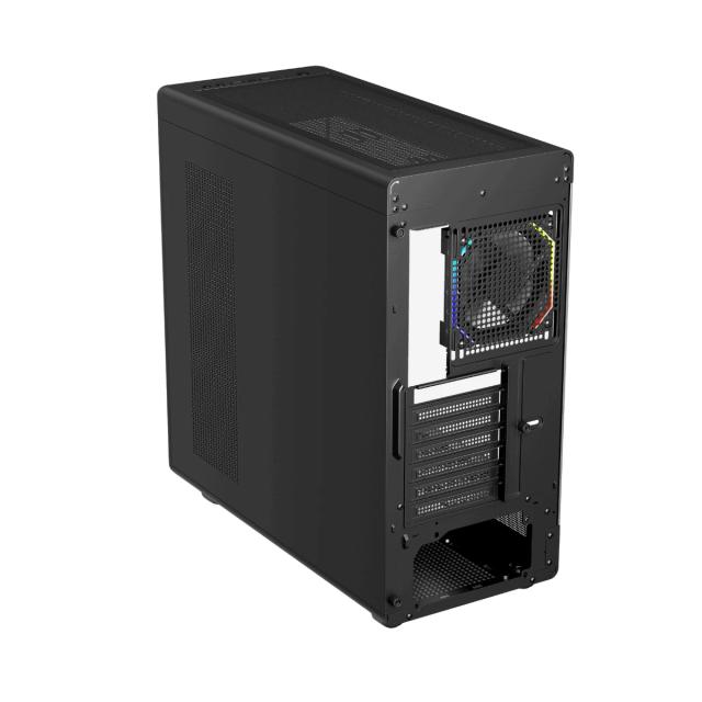 Кутия 1stPlayer PB8 A-RGB Black, Middle Tower, 1 x USB 3.0, 1 x USB 2.0, 1 x USB 3.1 Type-C, ATX, mATX, Mini-ITX