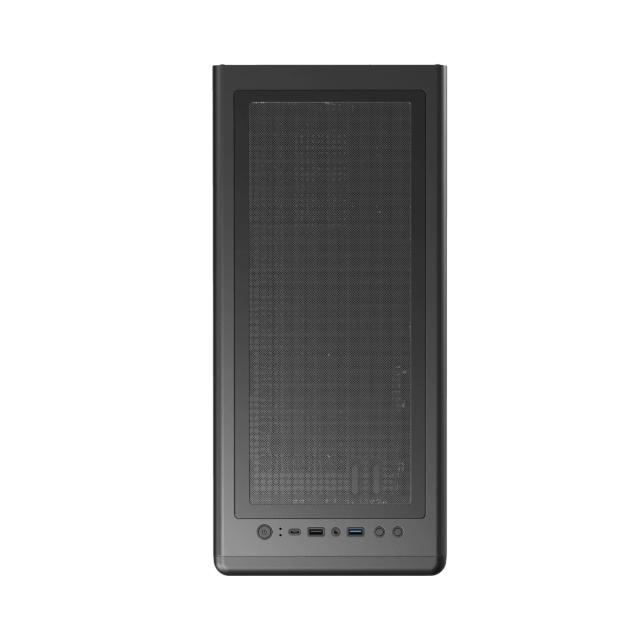 Кутия 1stPlayer PB8 A-RGB Black, Middle Tower, 1 x USB 3.0, 1 x USB 2.0, 1 x USB 3.1 Type-C, ATX, mATX, Mini-ITX