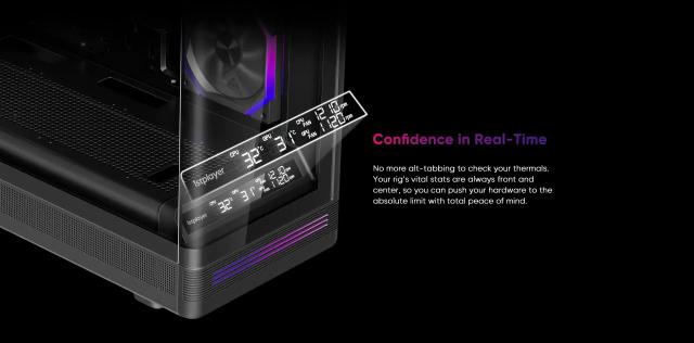 Кутия 1stPlayer PB8 A-RGB Black, Middle Tower, 1 x USB 3.0, 1 x USB 2.0, 1 x USB 3.1 Type-C, ATX, mATX, Mini-ITX