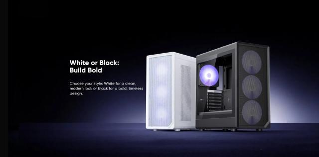 Кутия 1stPlayer AU8 Black, Middle Tower, 1 x USB 3.0, 1 x USB 2.0, 1 x USB 3.1 Type-C, ATX, mATX, Mini-ITX