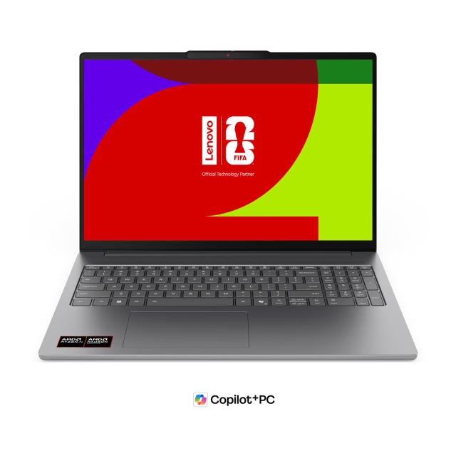 Лаптоп Lenovo IdeaPad Slim 5 16AGP11, AMD Ryzen AI 7 445 6C (2.0 / 4.6 GHz, 8MB Cache), 16.0" (40.64 cm) WUXGA IPS Anti-glare Display, AMD Radeon 840M, 32GB DDR5, 1TB M.2 NVMe SSD, No OS