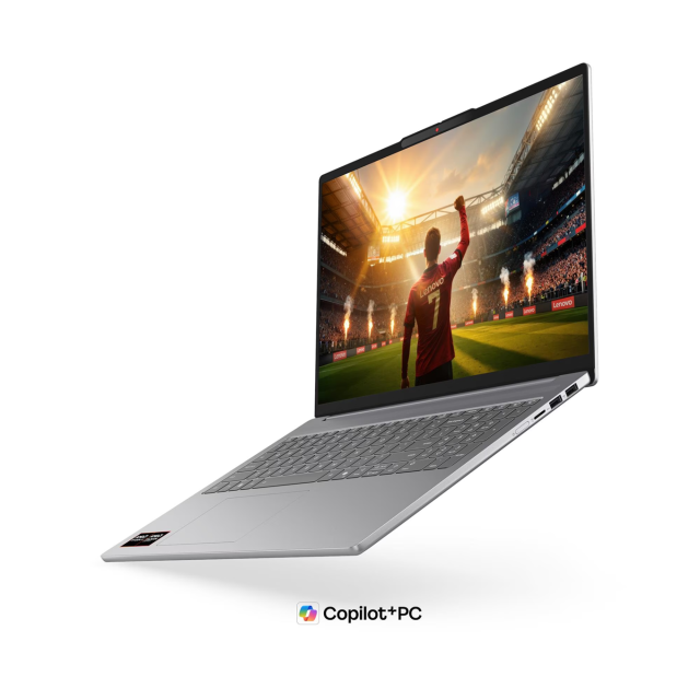 Лаптоп Lenovo IdeaPad Slim 5 16AGP11, AMD Ryzen AI 7 445 6C (2.0 / 4.6 GHz, 8MB Cache), 16.0" (40.64 cm) WUXGA IPS Anti-glare Display, AMD Radeon 840M, 32GB DDR5, 1TB M.2 NVMe SSD, No OS