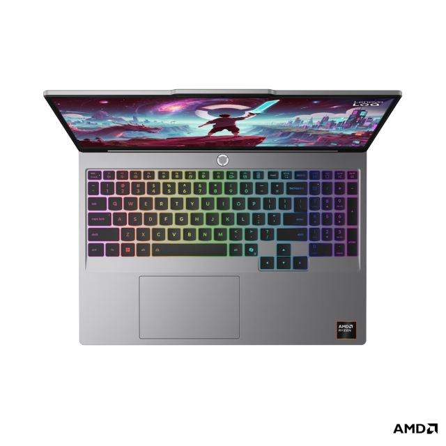 Лаптоп Lenovo LOQ 15AHP11, AMD Ryzen 7 250 8C (3.3 / 5.1 GHz, 16MB Cache), 15.3" (38.86 cm) WUXGA IPS Anti-glare Display, NVIDIA GF RTX5050 8GB GDDR7 DLSS4, 24GB DDR5, 512GB M.2 NVMe SSD, No OS