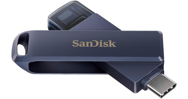 USB памет SanDisk Phone Drive for iPhone - 128GB, USB-C/Lightning