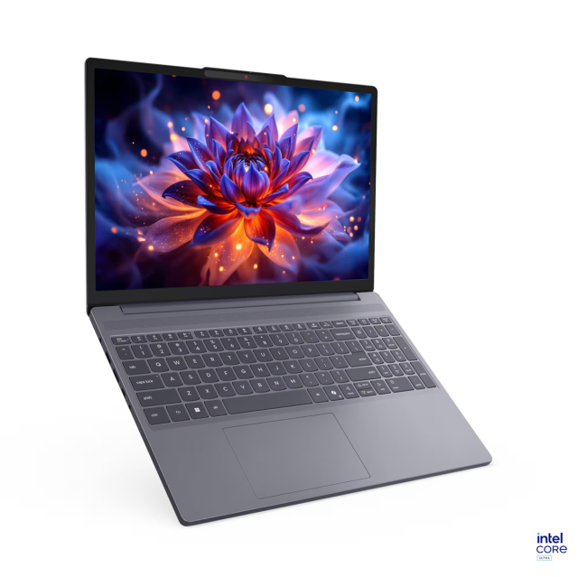 Лаптоп Lenovo IdeaPad Slim 3 15IPH11, Intel Core Ultra 5 322 6C (1.9 / 4.4 GHz, 12MB Cache), 15.3" (38.86 cm) WUXGA IPS Anti-glare Display, Intel Graphics 2 Xe3, 16GB DDR5, 512GB M.2 NVMe SSD, No OS