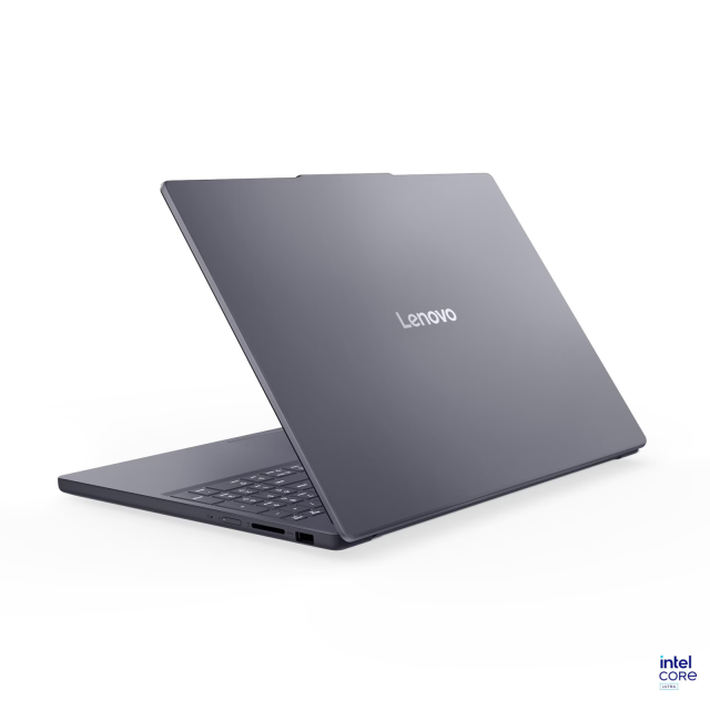 Лаптоп Lenovo IdeaPad Slim 3 15IPH11, Intel Core Ultra 5 322 6C (1.9 / 4.4 GHz, 12MB Cache), 15.3" (38.86 cm) WUXGA IPS Anti-glare Display, Intel Graphics 2 Xe3, 16GB DDR5, 512GB M.2 NVMe SSD, No OS