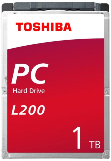 Твърд диск Toshiba L200 Slim, 1TB SATA 6Gb/s, 5400 rpm, 128MB, 2.5" (6.35cm), BULK