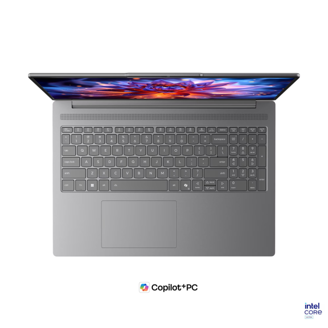 Лаптоп Lenovo IdeaPad Slim 5 16IPH11, Intel Core Ultra 7 355 8C (1.7 / 4.7 GHz, 12MB Cache), 16.0" (40.64 cm) WUXGA IPS Anti-glare Display, Intel Graphics 4 Xe3, 32GB DDR5, 512GB M.2 NVMe SSD, No OS