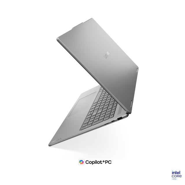 Лаптоп Lenovo Yoga 7 2-in-1 16IPH11 Aura Edition, Intel Core Ultra 7 355 8C (1.7 / 4.7 GHz, 12MB Cache), 16.0" (40.64 cm) WUXGA OLED Anti-fingerprint Display, Intel Graphics 4 Xe3, Touchscreen, 24GB LPDDR5X, 1TB M.2 NVMe SSD, Windows 11 Home 