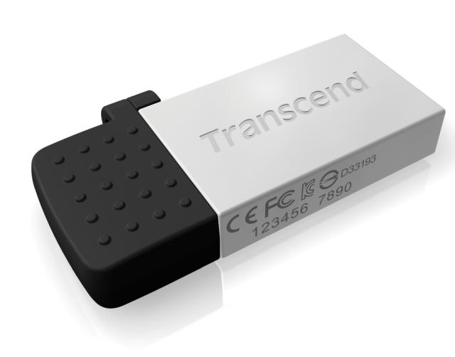 Памет Transcend 64GB, JETFLASH 380, OTG, USB2.0, Silver