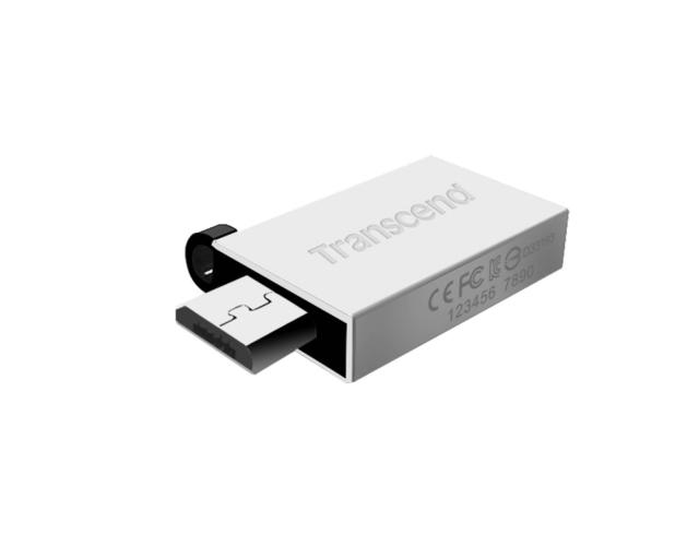 Памет Transcend 64GB, JETFLASH 380, OTG, USB2.0, Silver