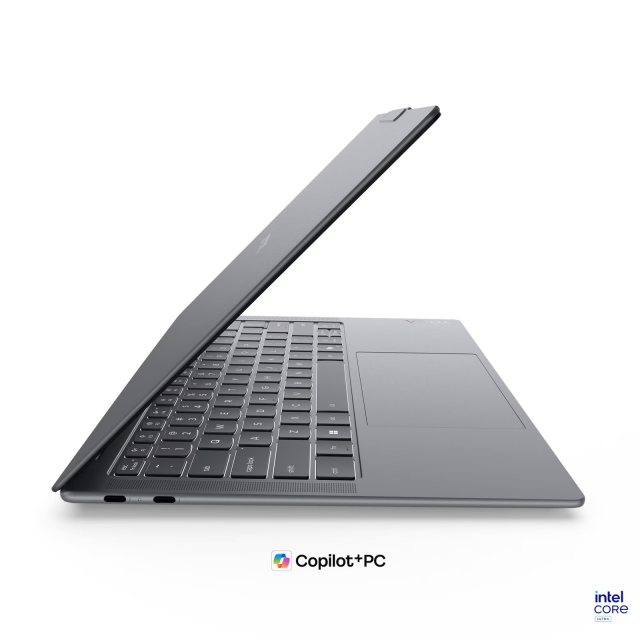 Лаптоп Lenovo Yoga Slim 7 14IPH11 Aura Edition, Intel Core Ultra 7 355 8C (1.7 / 4.7 GHz, 12MB Cache), 14.0" (35.56 cm) 2.8K WQXGA+ OLED Glossy Display, Intel Graphics 4 Xe3, 32GB LPDDR5X, 1TB M.2 NVMe SSD, Windows 11 Home