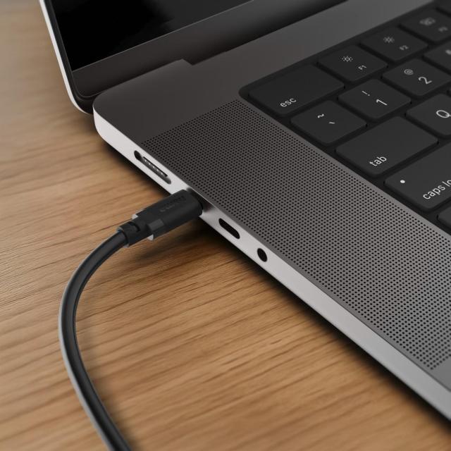 Кабел HAMA USB Type-C (м) към USB Type-C (м), 60W, 0.5 м, черен